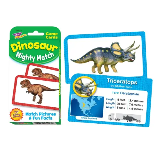 Dinosaur Mighty Match Challenge Cards&reg;, 12 Packs {2}
