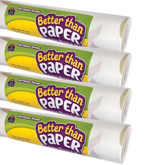 Better Than Paper&reg; Bulletin Board Roll, Terrazzo Tones, 4- Pack {1}