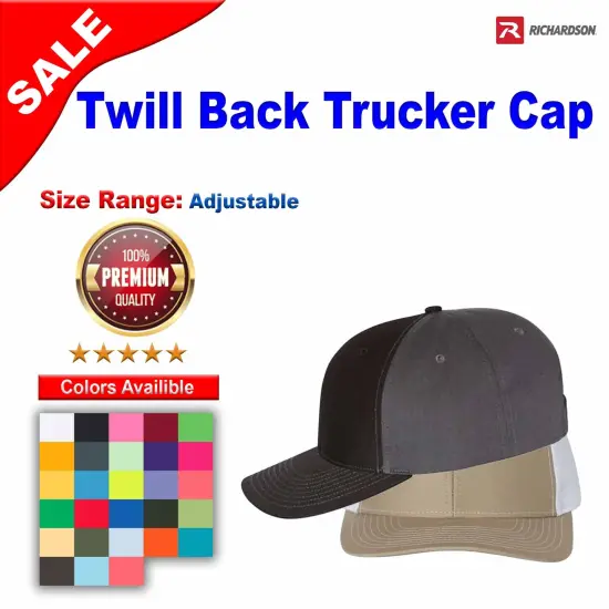 Richardson&reg; Twill Back Trucker Cap Amber Gold {2}