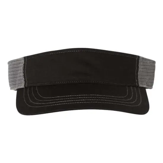 Richardson&reg; Trucker Visor Black/ White {4}
