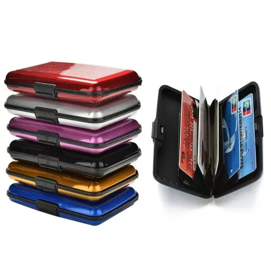 Kitcheniva Waterproof Credit Card Wallet Holder Gold {4}