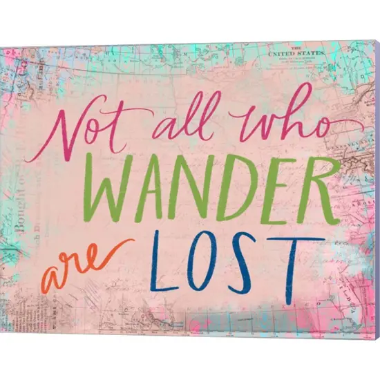 Not All Who Wander by Katie Doucette 20" x 16" Canvas Wall Art {1}