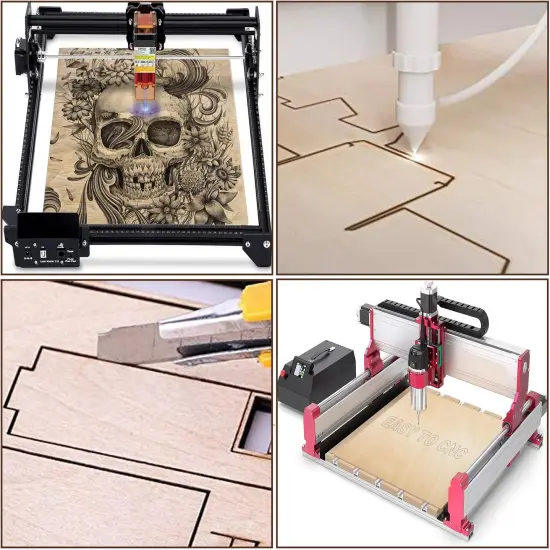 25 Pieces Basswood Sheets 1/16,Thin Plywood Wood Sheets for Crafts,Perfect for DIY Projects, Painting, Drawing, Laser, Wood Engraving, Wood Burning and CNC Cutting(150x100x1.5mm) {4}