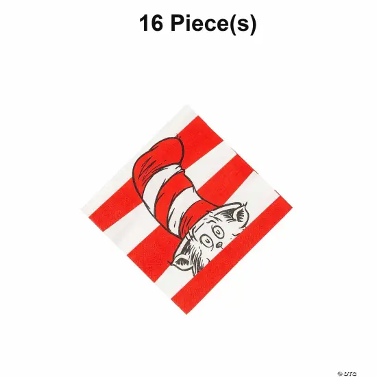Dr. Seuss&trade; Birthday Beverage Napkins 16 Pc. {1}