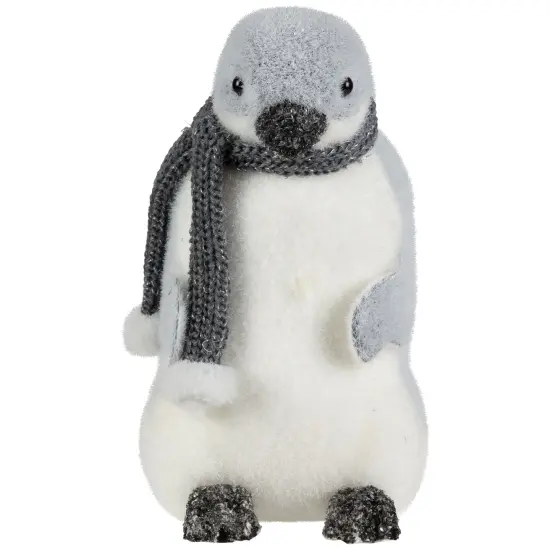 Northlight Penguin in Winter Scarf Christmas Figurine - 7.5" White {3}