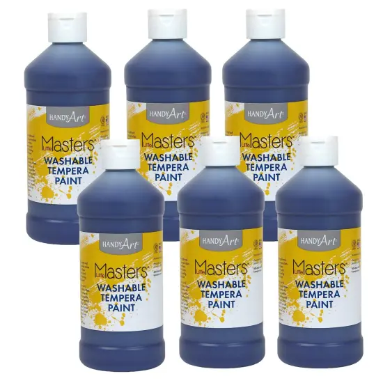 Little Masters&trade; Washable Paint, Violet, 16 oz., Pack of 6 {1}