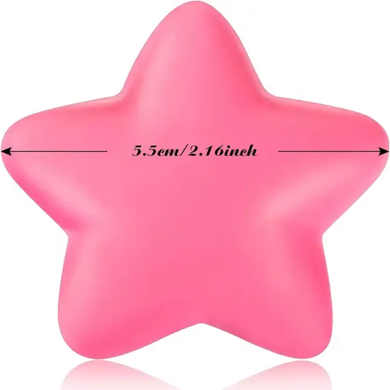 Kitcheniva Pink Star Stress Relief 30 Pcs {2}