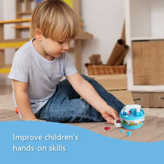 Mini Claw Machine Toys for Kids & Adults with Mini Dinosaur Figures Prizes, Stuff Things that Actually Work, Mini Arcade Game Miniature Novelty Toys for 3+ Year Old Boys & Girls {5}