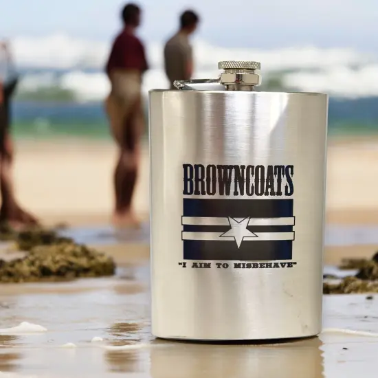 8oz Browncoats Stainless Steel Flask {2}