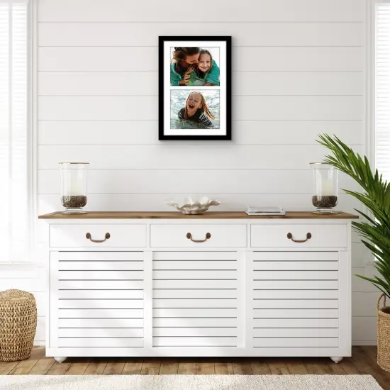 Americanflat 12x28 Collage Picture Frame - Fits Two 8x10 Photos or One 12x18 Picture {11}