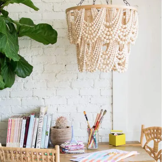 800 Pieces Wooden Beads for Crafts 7 Sizes Unfinished Natural Wood Beads Wooden Beads Bulk 6mm, 8mm, 10mm, 12mm, 14mm, 16mm, 20mm Beads for Garland Macrame Jewelry Making DIY Farmhouse Decor {4}