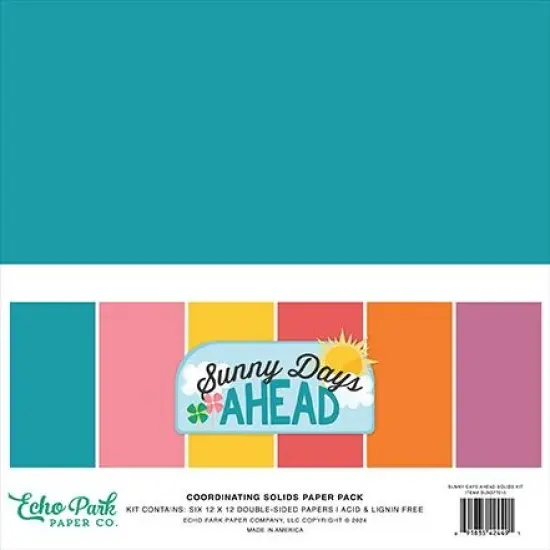 Echo Park Sunny Days Ahead Solids Kit {1}