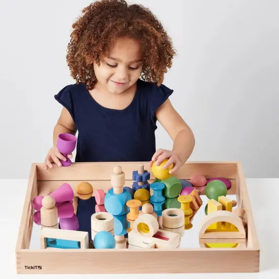 Wooden Mirror Tray {4}