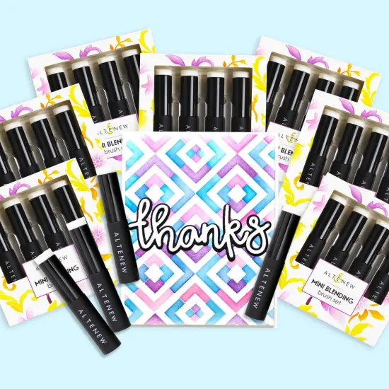 32 Mini Ink Blending Brush Bundle (8 Sets of 4 Brushes) {3}