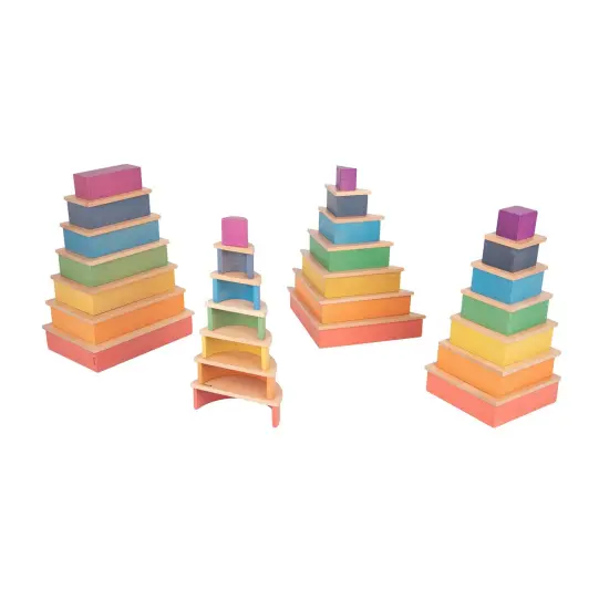 Natural Architect Panels - Complete Set - 24 Wood Panels - 4 Shapes in 6 Sizes {4}