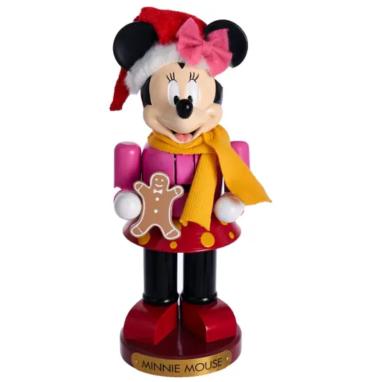 10" Disney&copy; Minnie Mouse With Gingerbread Doll Nutcracker {5}