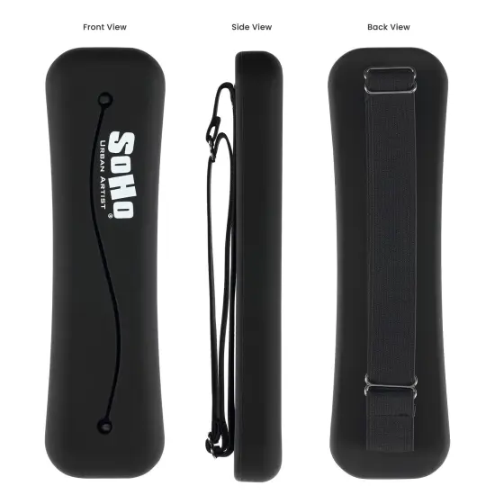 Jerry's Artarama Back to School Graphite Artist Sketch Bundle - Silicone Notebook Pencil Pouch, Raffine 6-Piece Graphite Pencil Set, 11x14" Spiral Bound 75 lb. Sketch Pad & 3-Hole Pencil Sharpener {4}