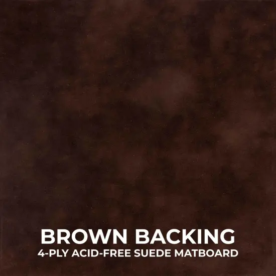 Elegant Charcoal Wood Shadow Box Frame with Acrylic Front - Brown Suede Backing, 30 Sizes {5}