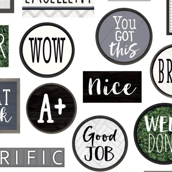 Modern Farmhouse Stickers, 120 Per Pack, 12 Packs {3}