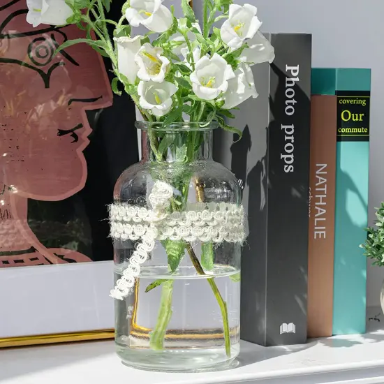 9 Rolls Jute Ribbons Lace Craft Ribbon 18 Meters for Crafts Wraping Gifts Party Holiday and Rustic Wedding Decorations {2}