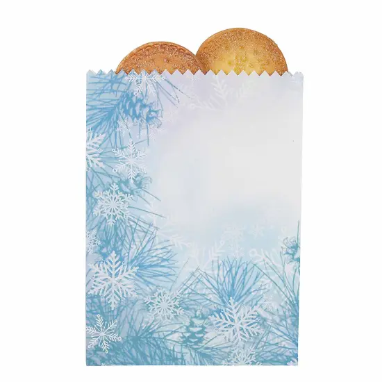 Winter Wedding Treat Bags 5 3/4" x 8" Bulk 150 Pc {4}