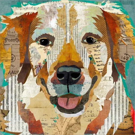 Golden by Traci Anderson 13" x 13" Framed Wall Art {2}