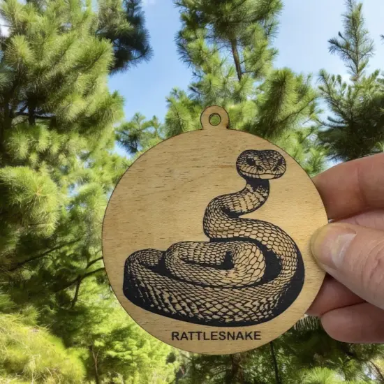 Ornament - Black - Rattlesnake - Serpentes {5}