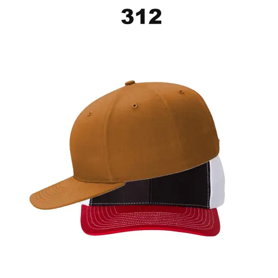 Richardson&reg; Twill Back Trucker Cap Loden/ Black {3}