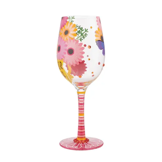 Enesco Lolita Best Sister Ever Wine Glass {2}