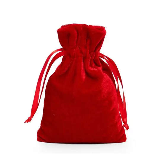 Small Velvet Jewelry Bags 3" x 4" Elegant Storage {2}