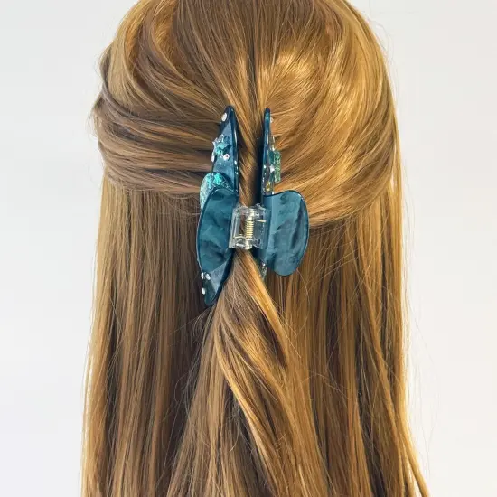 Wrapables Shimmering Rhinestone Hair Claw Clip for Women, Hair Accessories for Women, Starry {6}