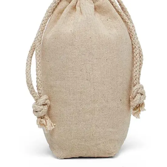 Cotton Muslin Gift Bags 7 1/2" x 4 3/4" x 3" {6}