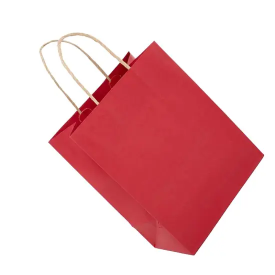 Spacious Kraft Tinted Color Shopping Bag 16" x 6" x 12" {5}