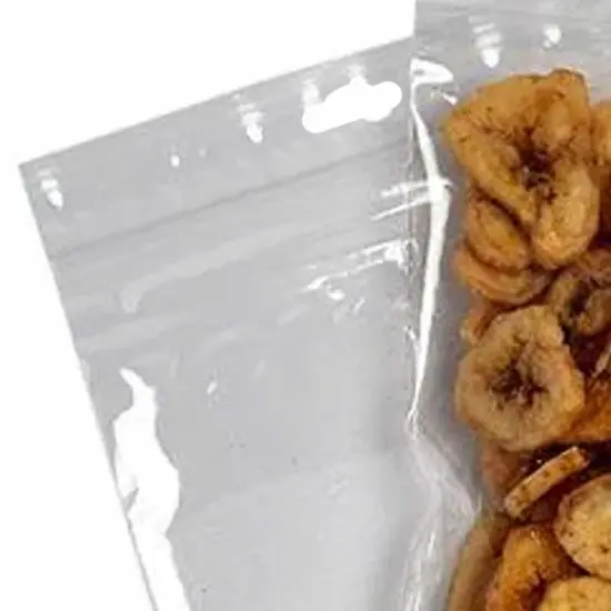 Quality Lip & Tape Cello Bags with Header 5 1/4" x 7 1/4" 1.2 mil {5}