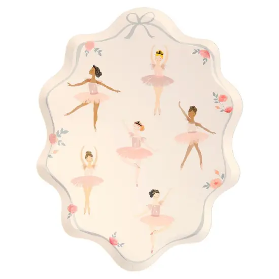 BALLERINA THEMED PARTY PLATES {1}