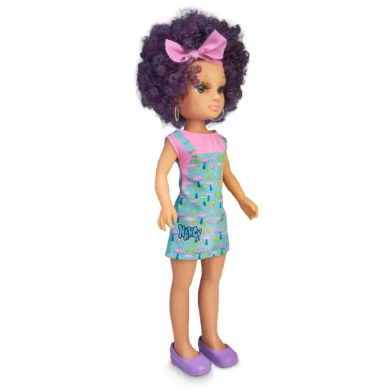 Nancy Curly Power Fashion Doll with Purple Hair, 16" Doll {1}