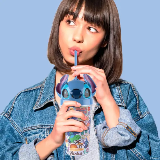 Fashion Angels: Disney Stitch - DIY Tumbler Design Kit - 16oz Cup, Decorate & Collage w/ 100 Stickers, Experiment 626 Character Lid & Straw, Kids 8+ {7}