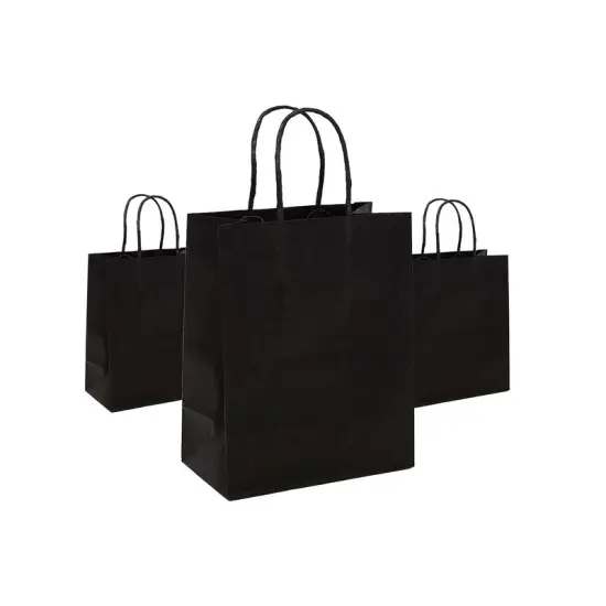 Large Kraft Tinted Color Shopping Bag 16" x 6" x 12" {3}