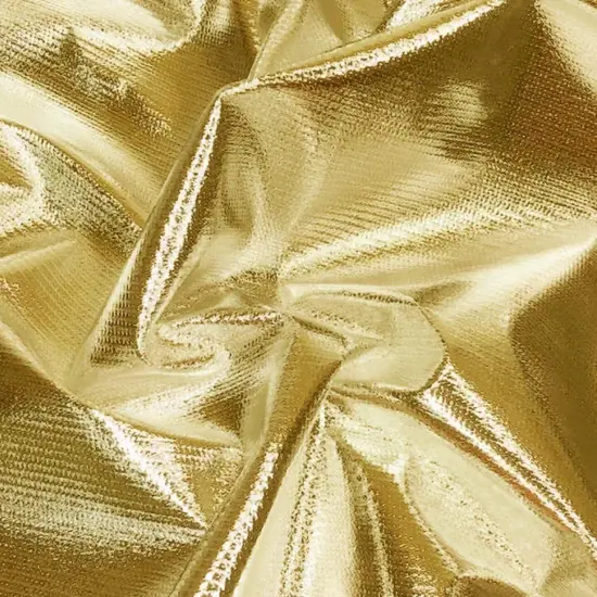Tricot Lame Fabric 40" Metallic Foil for Costumes & Dancewear Silver White Tricot {2}