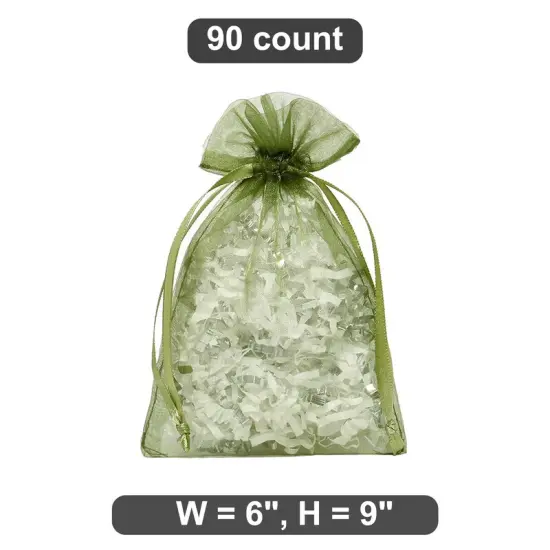 Elegant 6&rdquo; x 9&rdquo; Organza Bags Ideal for Special Gifts {1}