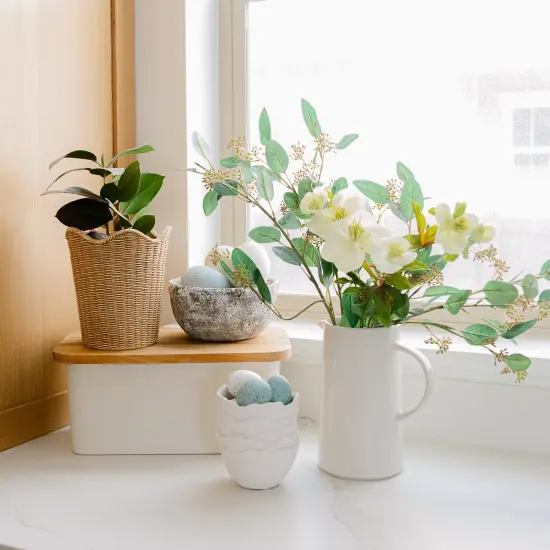 STACKED EGGSHELL PLANTER {5}