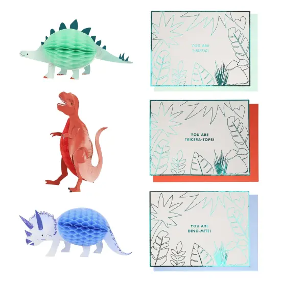 DINOSAUR VALENTINE CARDS {2}