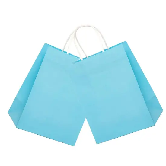 Multi-Purpose Bright Matte Shopping Bag with White Interior 16" x 6" x 12" {5}