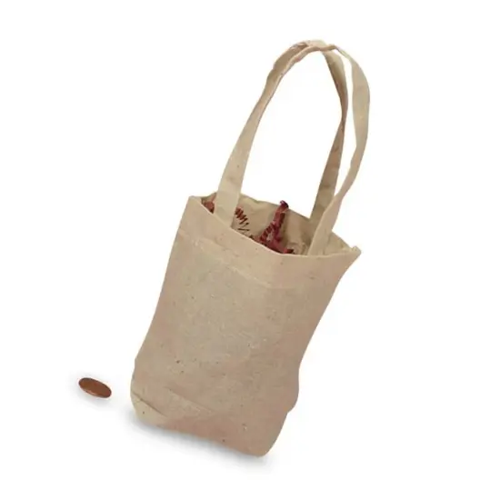 White Cotton Pouch Small Bags 5'' x 2'' x 5'' Perfect {4}