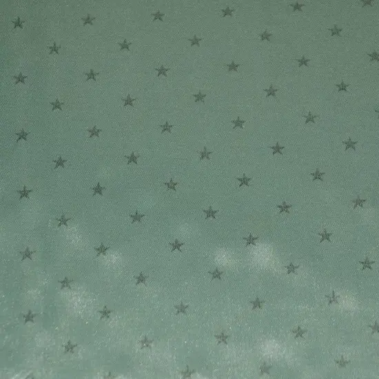 Mini Star Silky Satin Fabric 60" Wide 100% Polyester White silver star {5}