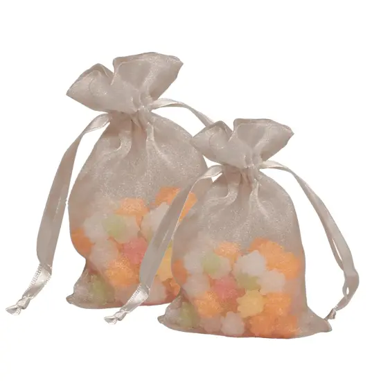 Stylish Crystallized Organza Bag for Favors 3" x 4" {2}