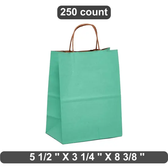 Convenient Kraft Shopping Bag 5.5" x 3.25" x 8.375" {1}