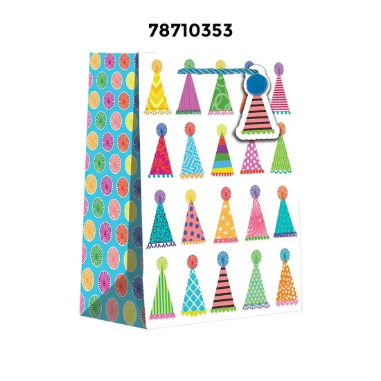 Versatile Patterned Gift Bags 10" X 4" X 8" {2}