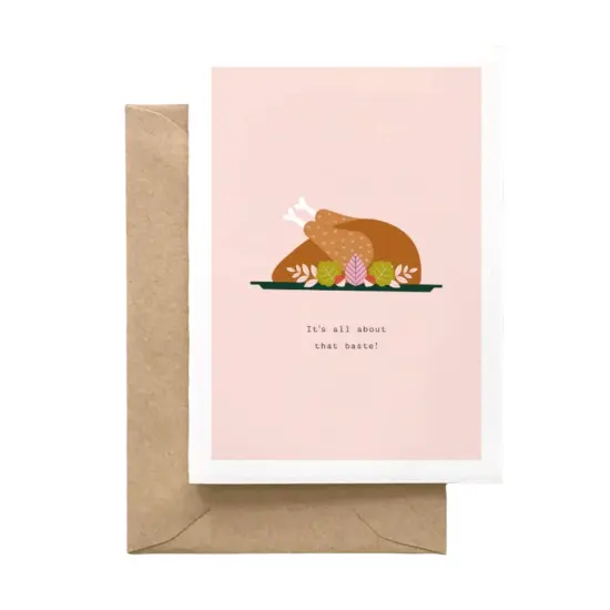 IT'S ALL ABOUT THAT BASTE - THANKSGIVING CARD {1}