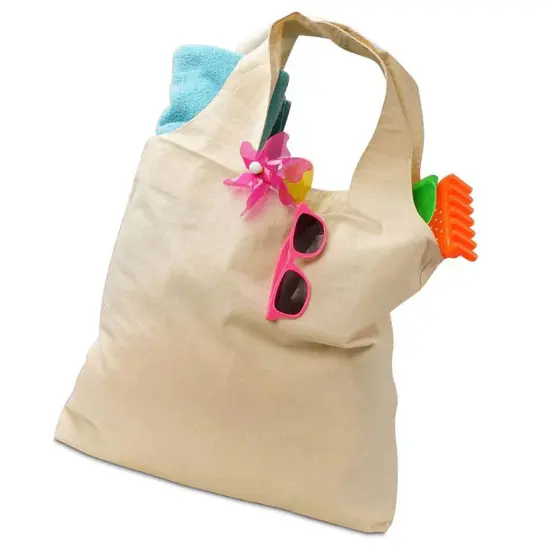 Natural Cotton Tote Bag 18'' x 2'' x 17'' Durable Design {4}
